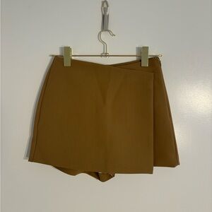 Zara brown skort